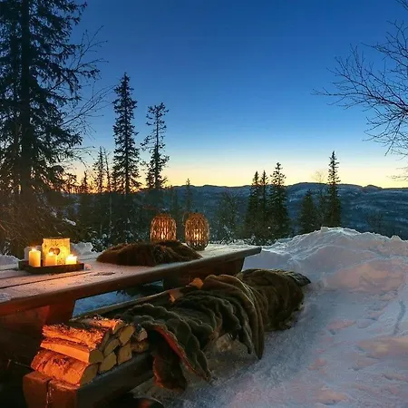 Mountain With Stunning Views, Sauna & Eggedal