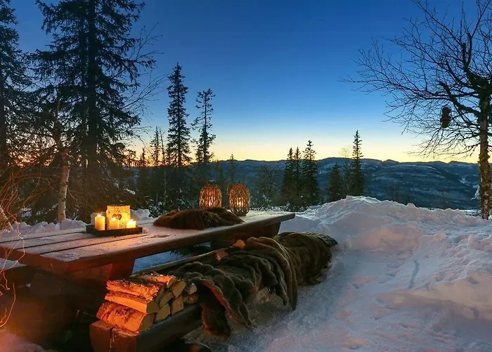 Mountain With Stunning Views, Sauna & Eggedal